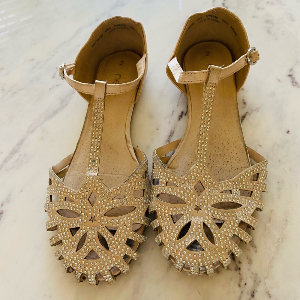 NEXT Girls  beaded sandal size 2